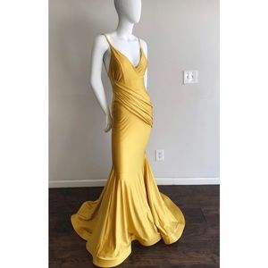 Jessica angel 345 gold gown